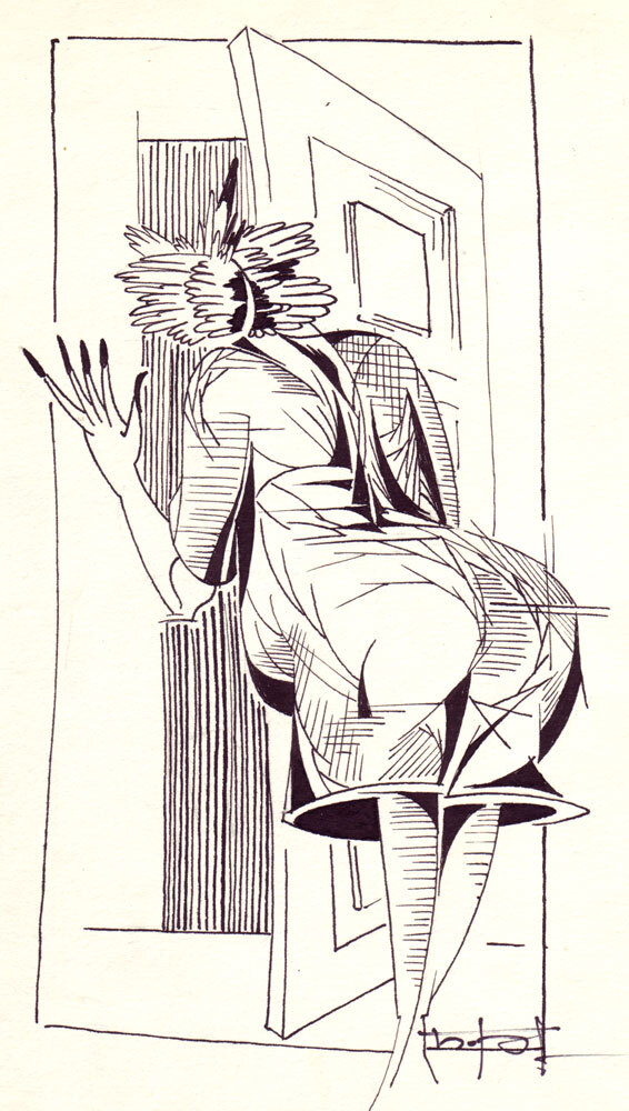 Иллюстрация к статье «Однокрылый рояль», 1997
