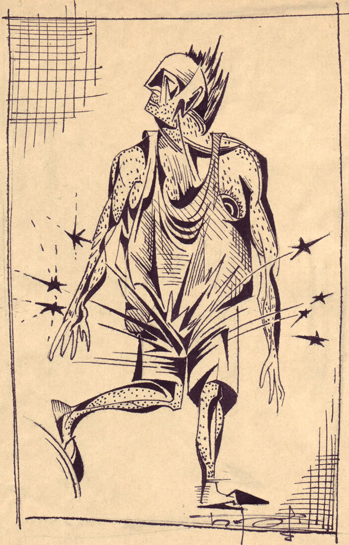 Иллюстрация к статье «Однокрылый рояль», 1997