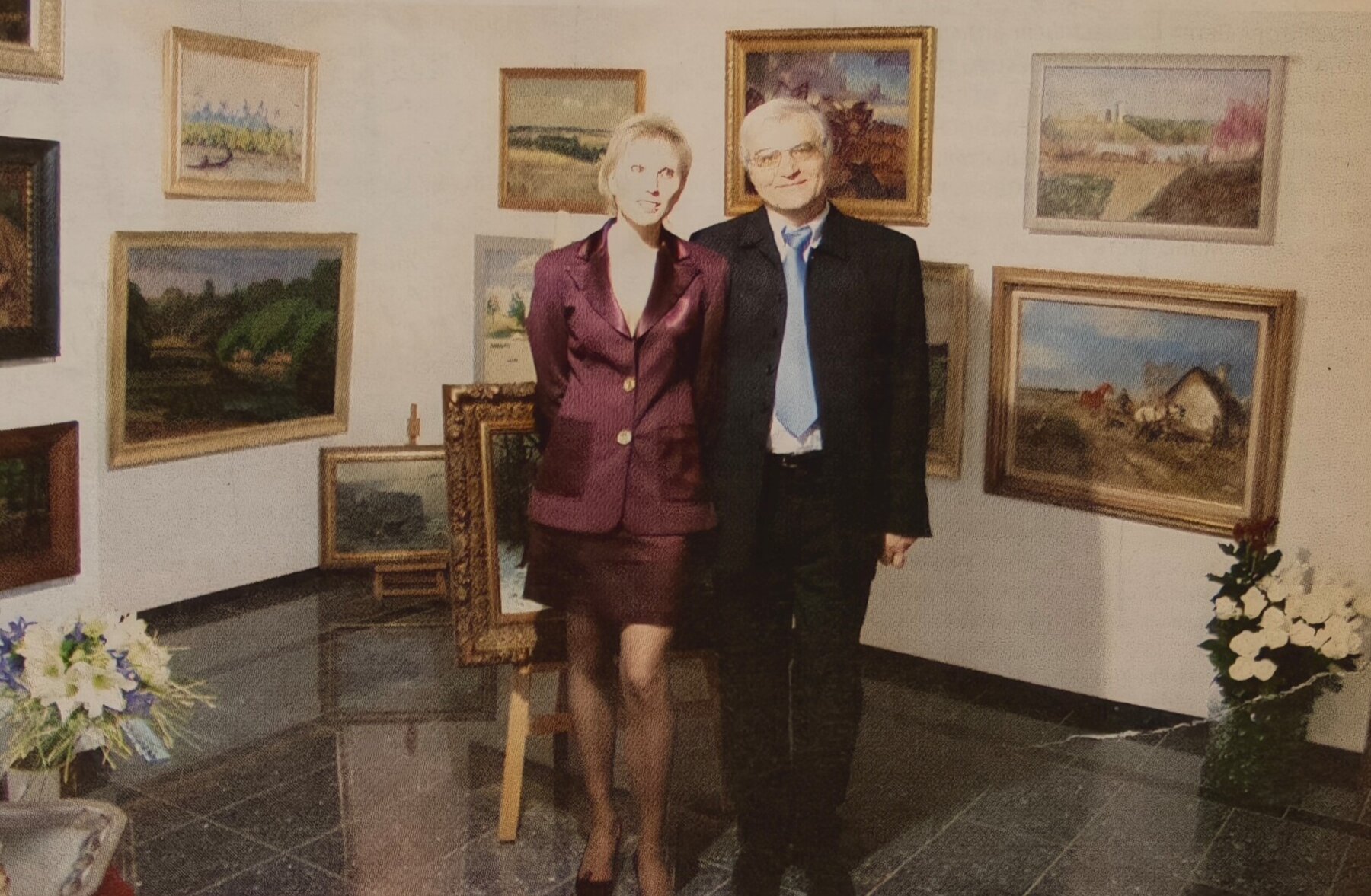 Владельцы галереи Елена и Валерий Цурканы.
